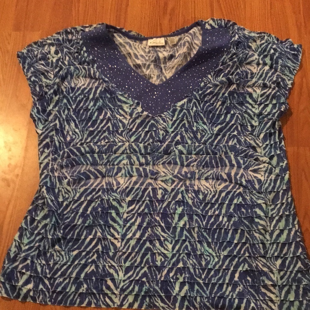 Kim Rogers Sleeveless Shirt Size 2X (AK)
